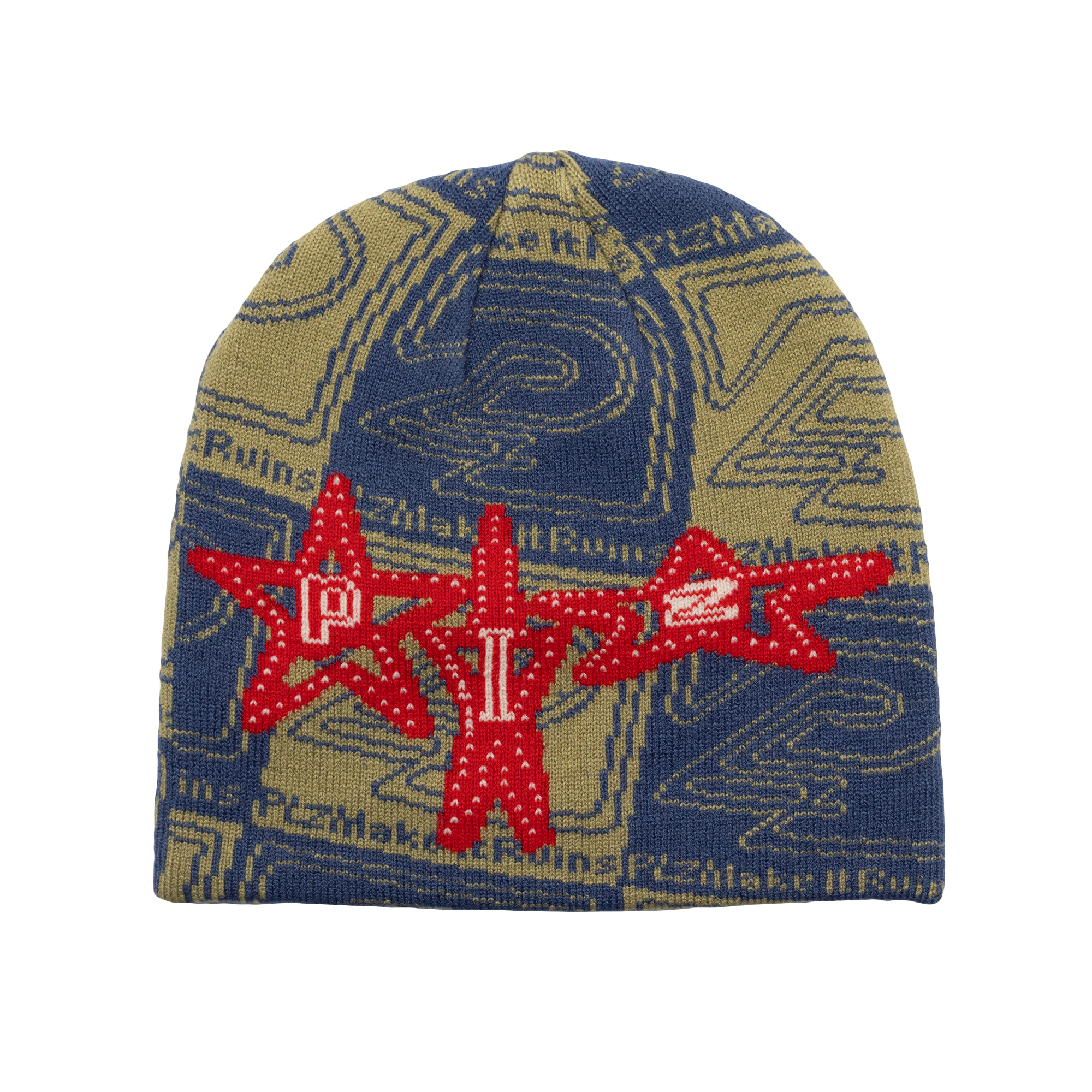 帽子 PLZ make it ruins PLZ STAR BEANIE PLZ Make It Ruins - PLZ STAR BEANIE knit hat | cherry online