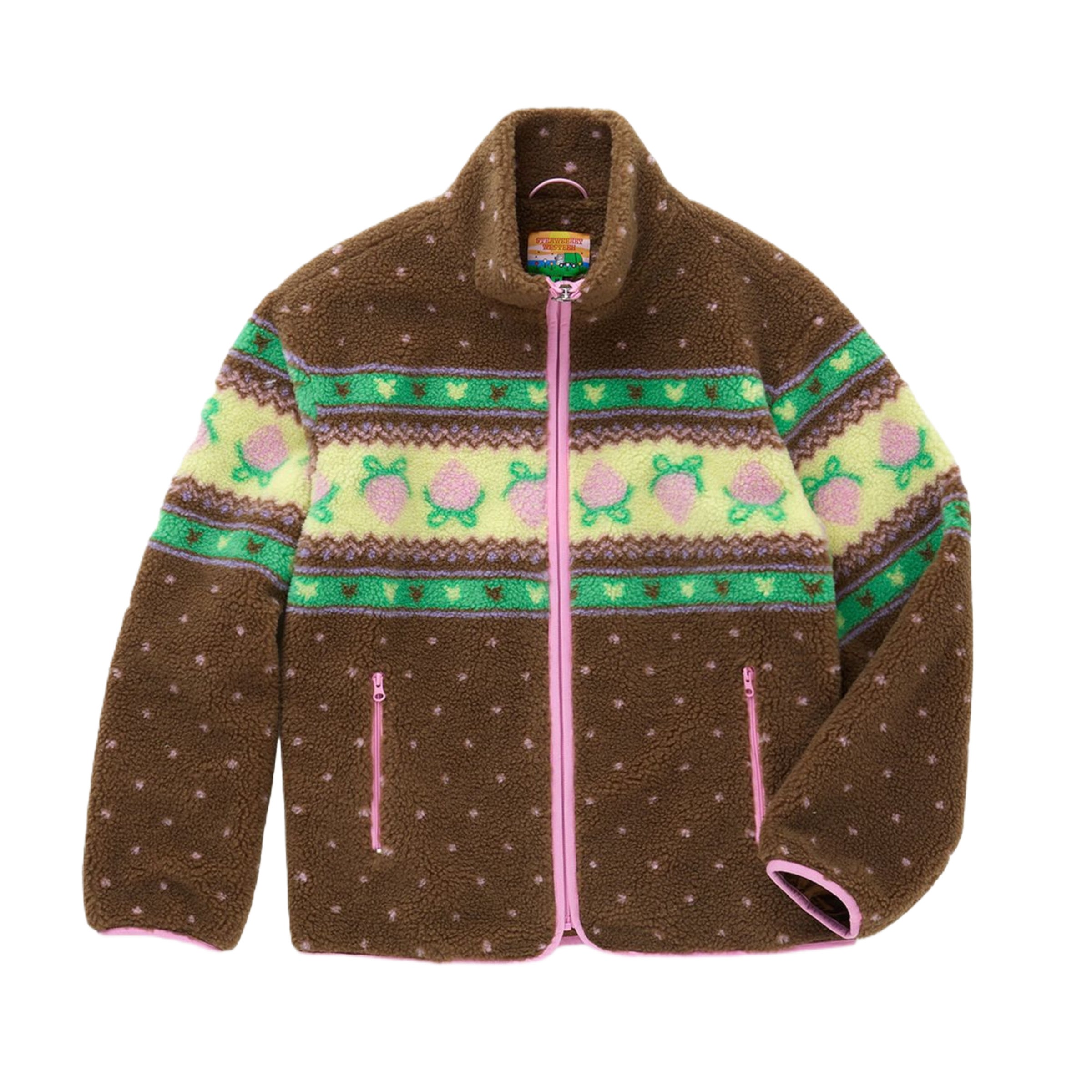 ジャケット・アウター strawberry strawberry western / choco sherpa jacket / brown | malmart